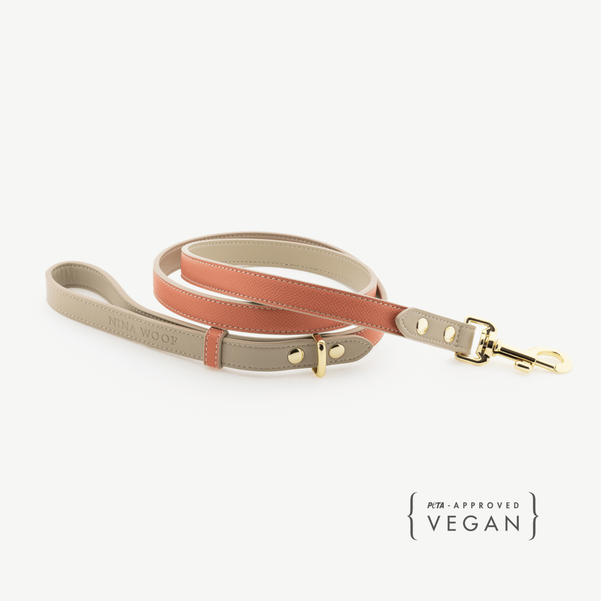 Nina Woof Leash 4ft - Vegan Leather SpadezStore