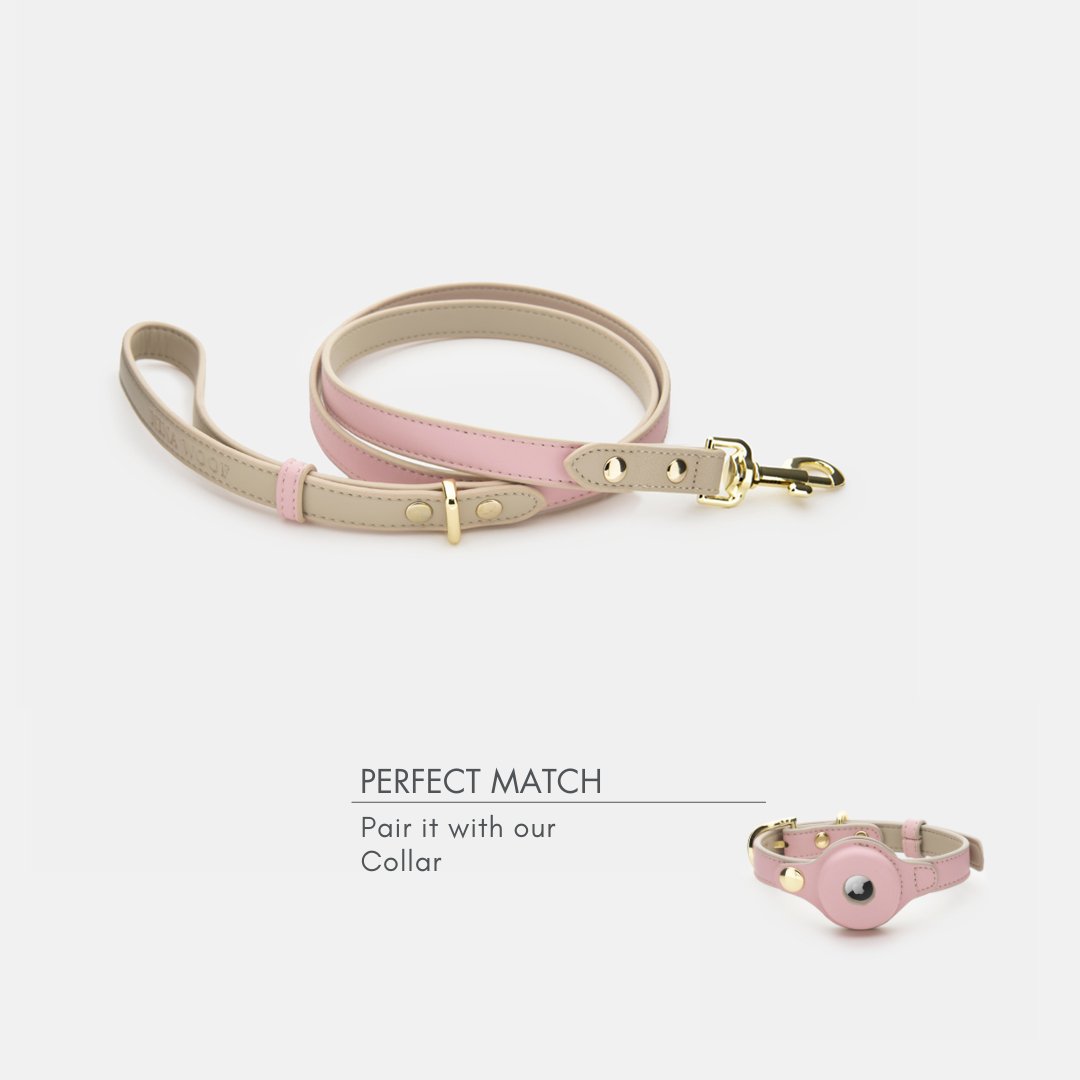 Nina Woof Leash 4ft - Vegan Leather - Cupertino SpadezStore