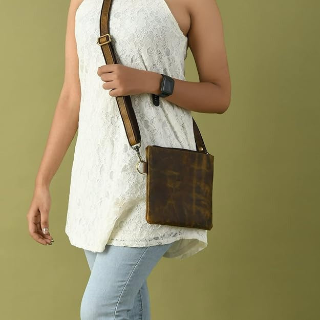 Classy Leather Bags Darcy Crossbody Sling Bag SpadezStore