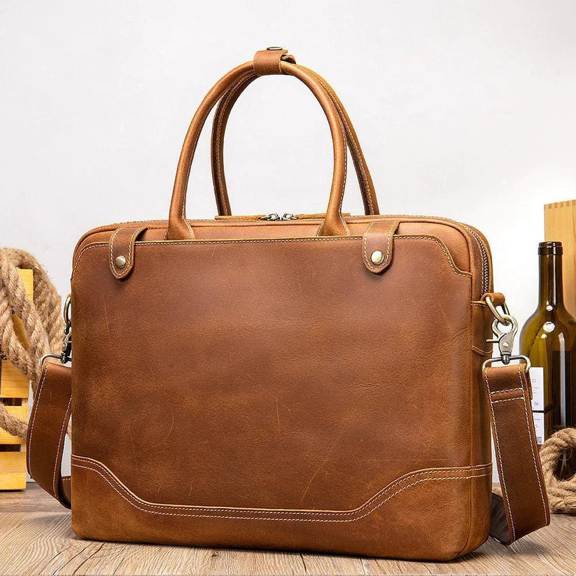 Classy Leather Bags The Everyday Office Briefcase