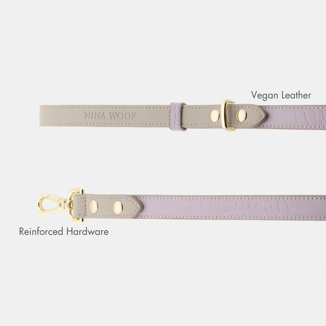Nina Woof Leash 4ft - Vegan Leather - Milan SpadezStore