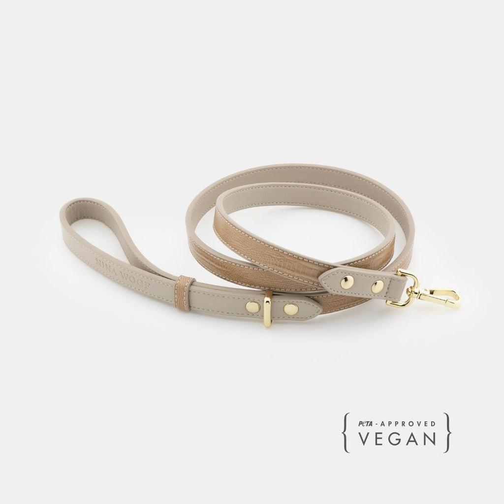 Nina Woof Leash 4ft - Vegan Leather - Milan SpadezStore