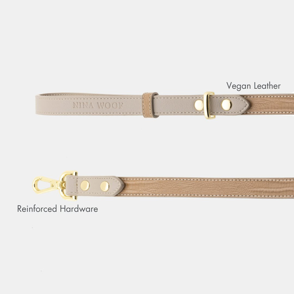 Nina Woof Leash 4ft - Vegan Leather - Milan SpadezStore