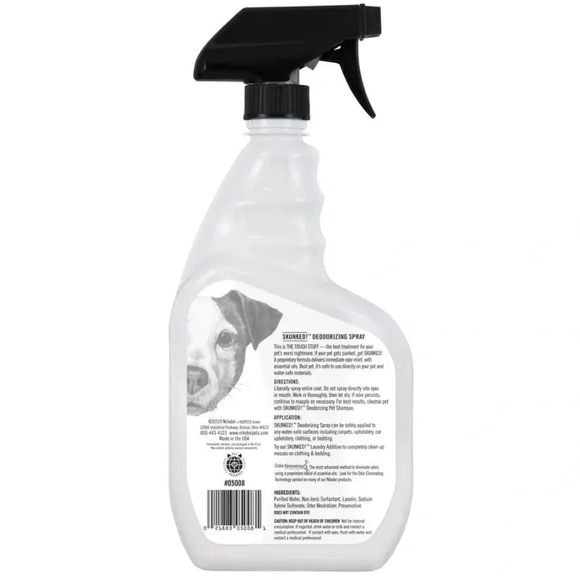 Nilodor Skunked! Multi-Surface Deodorizing Spray 32 oz SpadezStore