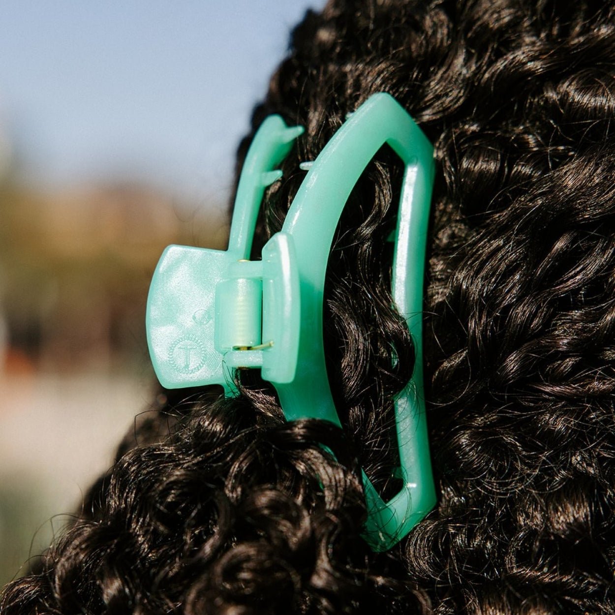 TELETIES Open Spring Splash Medium Hair Clip