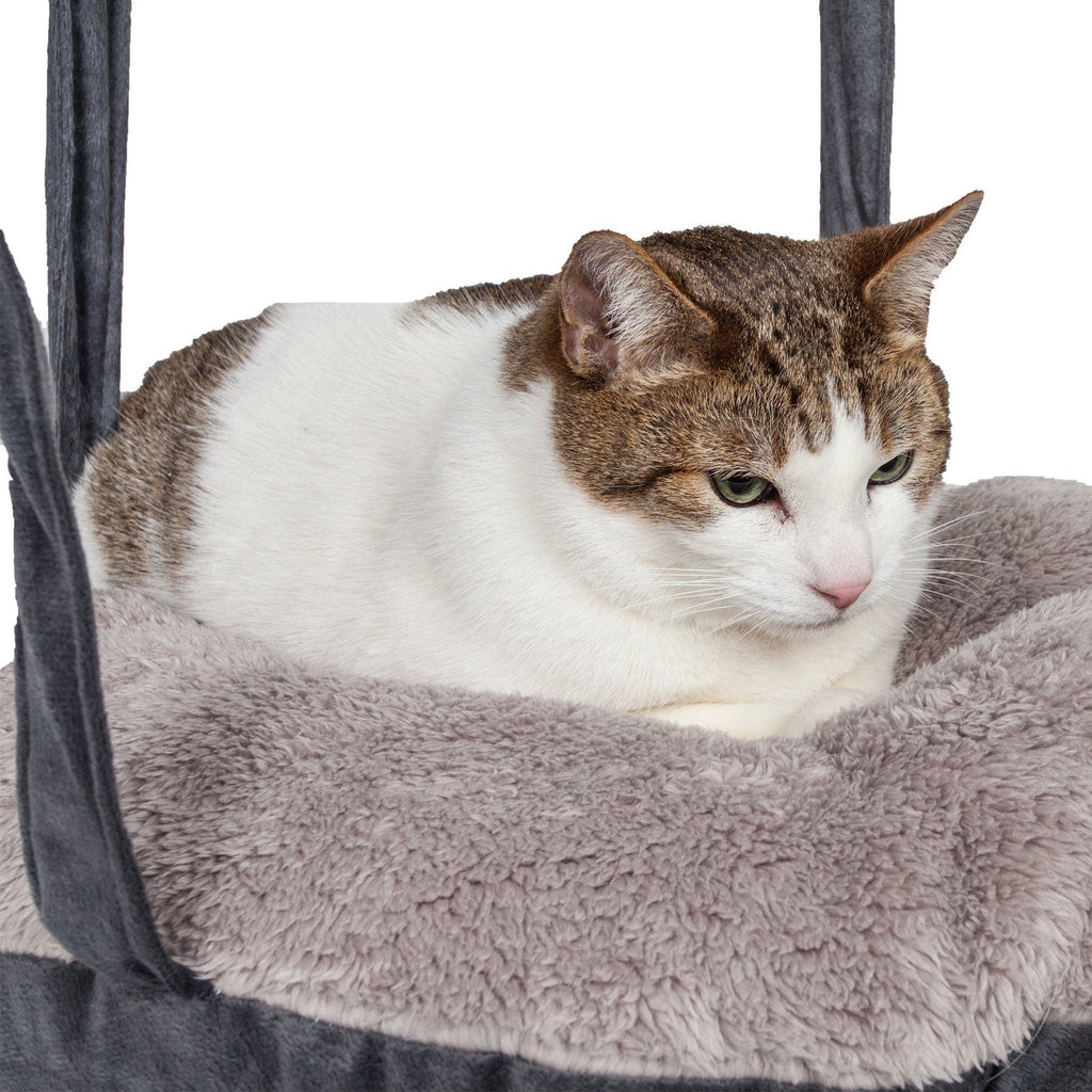 Pet Life 'Kittyhaus' Dual-Lounge Hanging Hammock Lounger SpadezStore