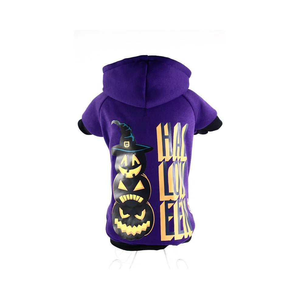 Pet Life LED Lighting Halloween Happy Snowman Hooded Sweater Pet Costume SpadezStore