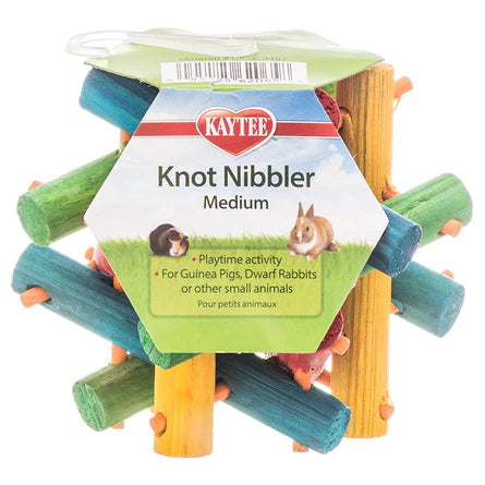 Kaytee Knot Nibbler Interactive Small Pet Chew Toy SpadezStore