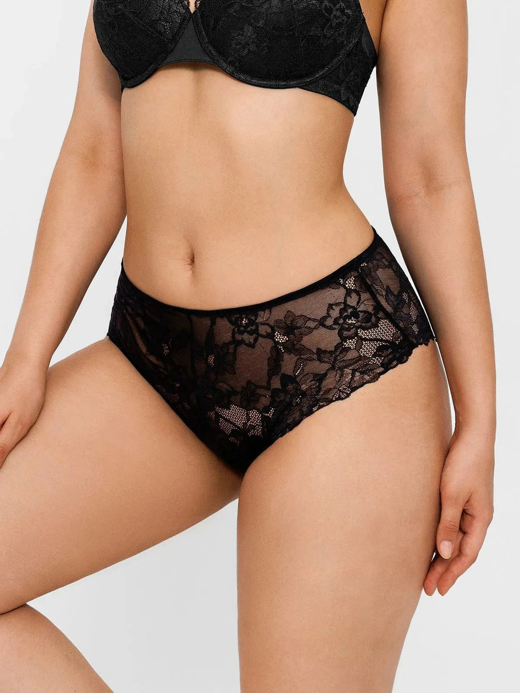 Popilush Mid-Rise Lace Brief