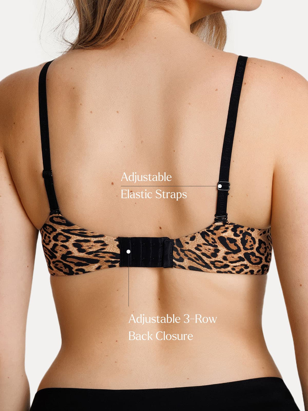 Popilush Seamless Balconette Push-Up T-Shirt Bra
