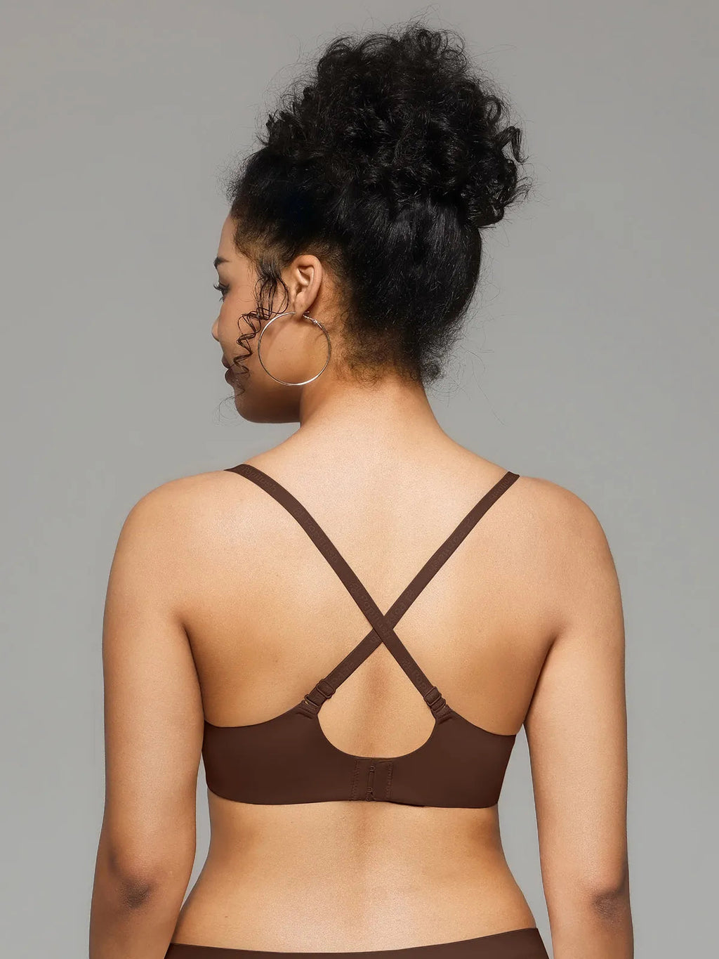 Popilush Seamless Balconette Push-Up T-Shirt Bra