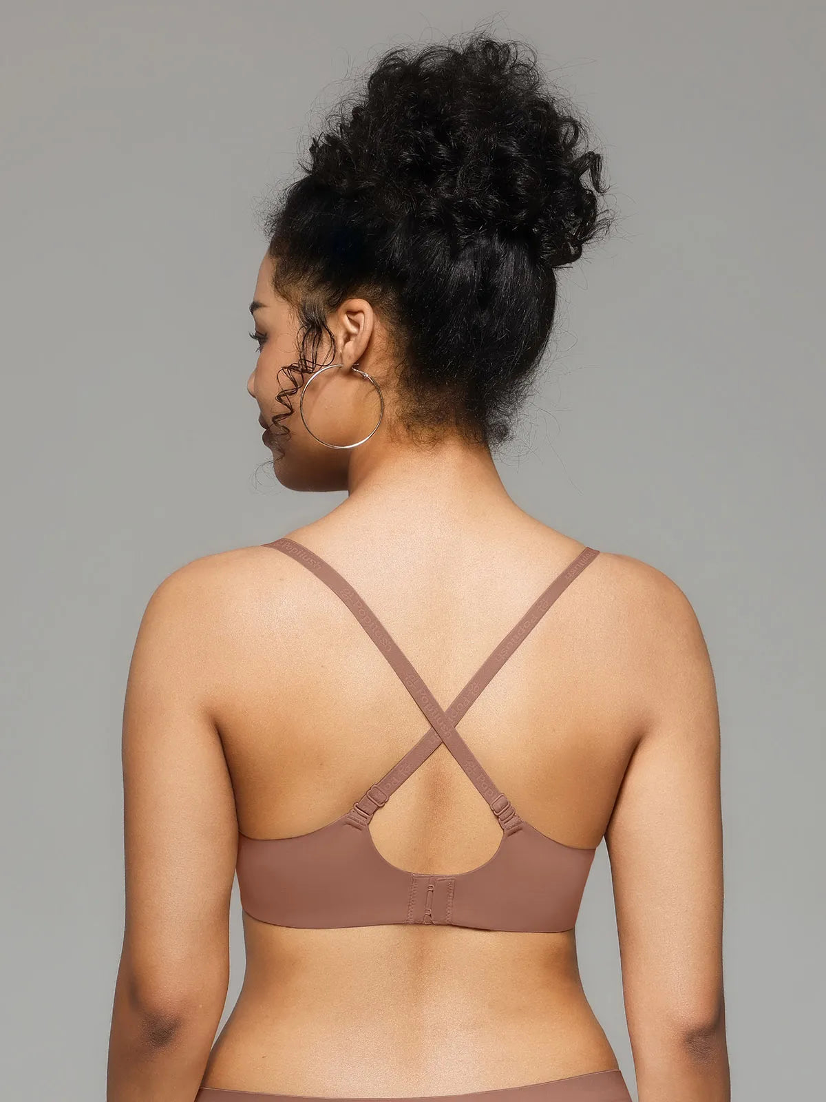 Popilush Seamless Balconette Push-Up T-Shirt Bra