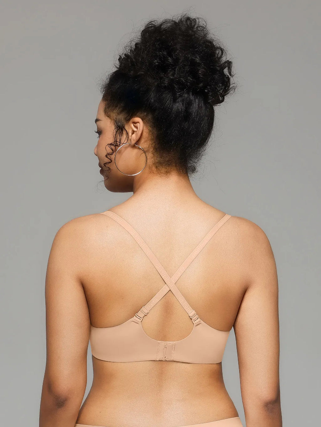 Popilush Seamless Balconette Push-Up T-Shirt Bra