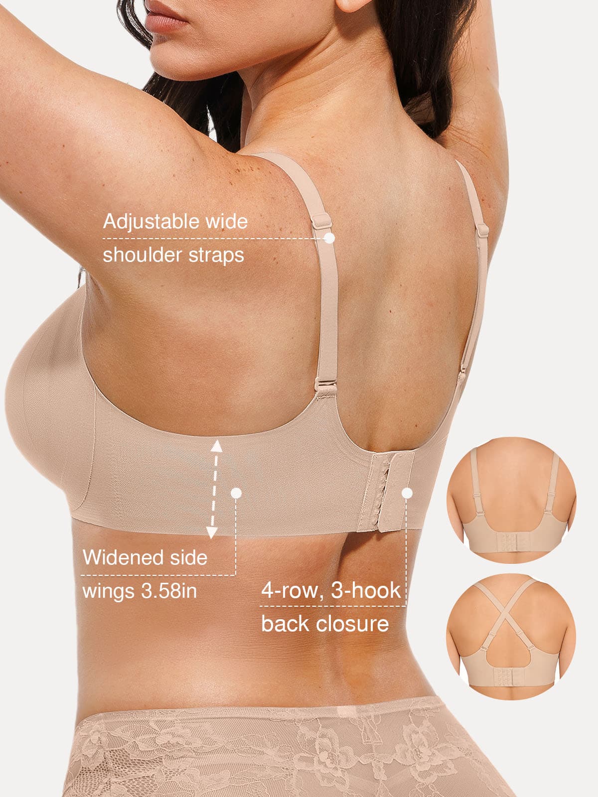 Popilush Seamless Airy Comfort Jelly Bra
