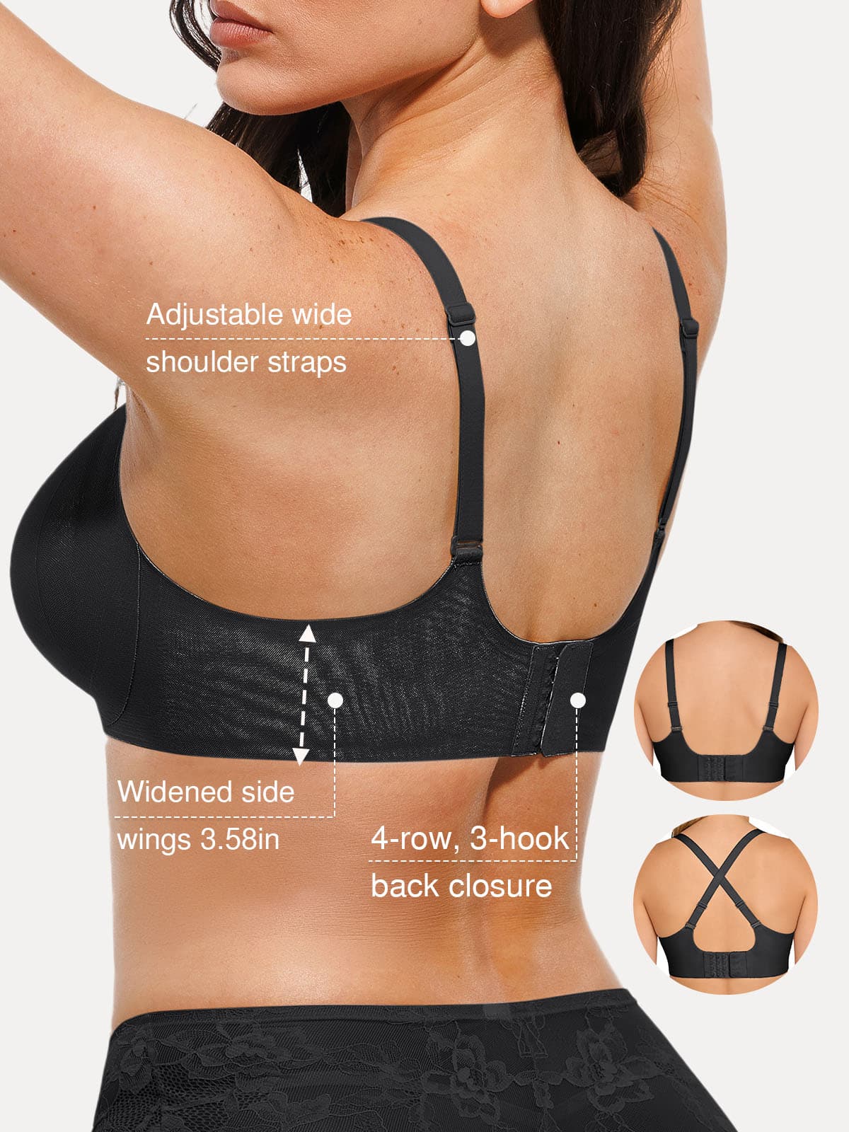Popilush Seamless Airy Comfort Jelly Bra