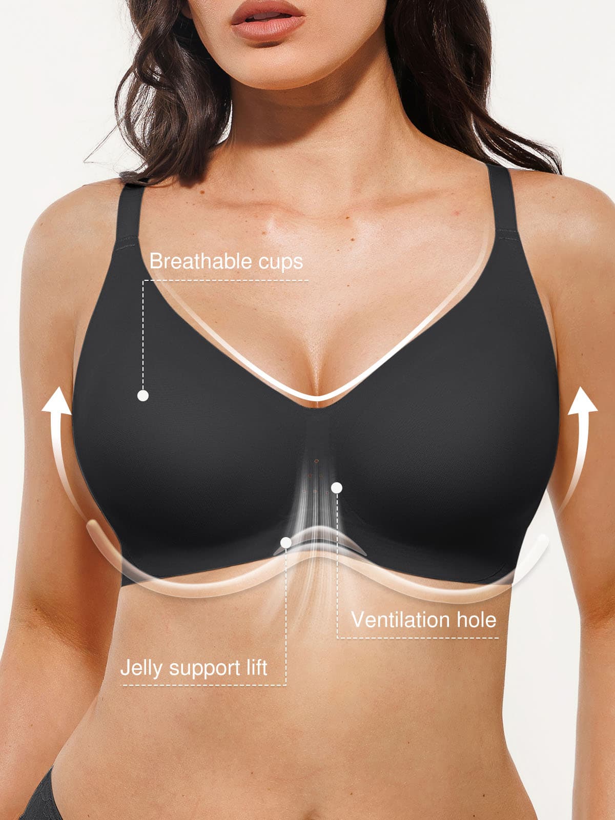 Popilush Seamless Airy Comfort Jelly Bra