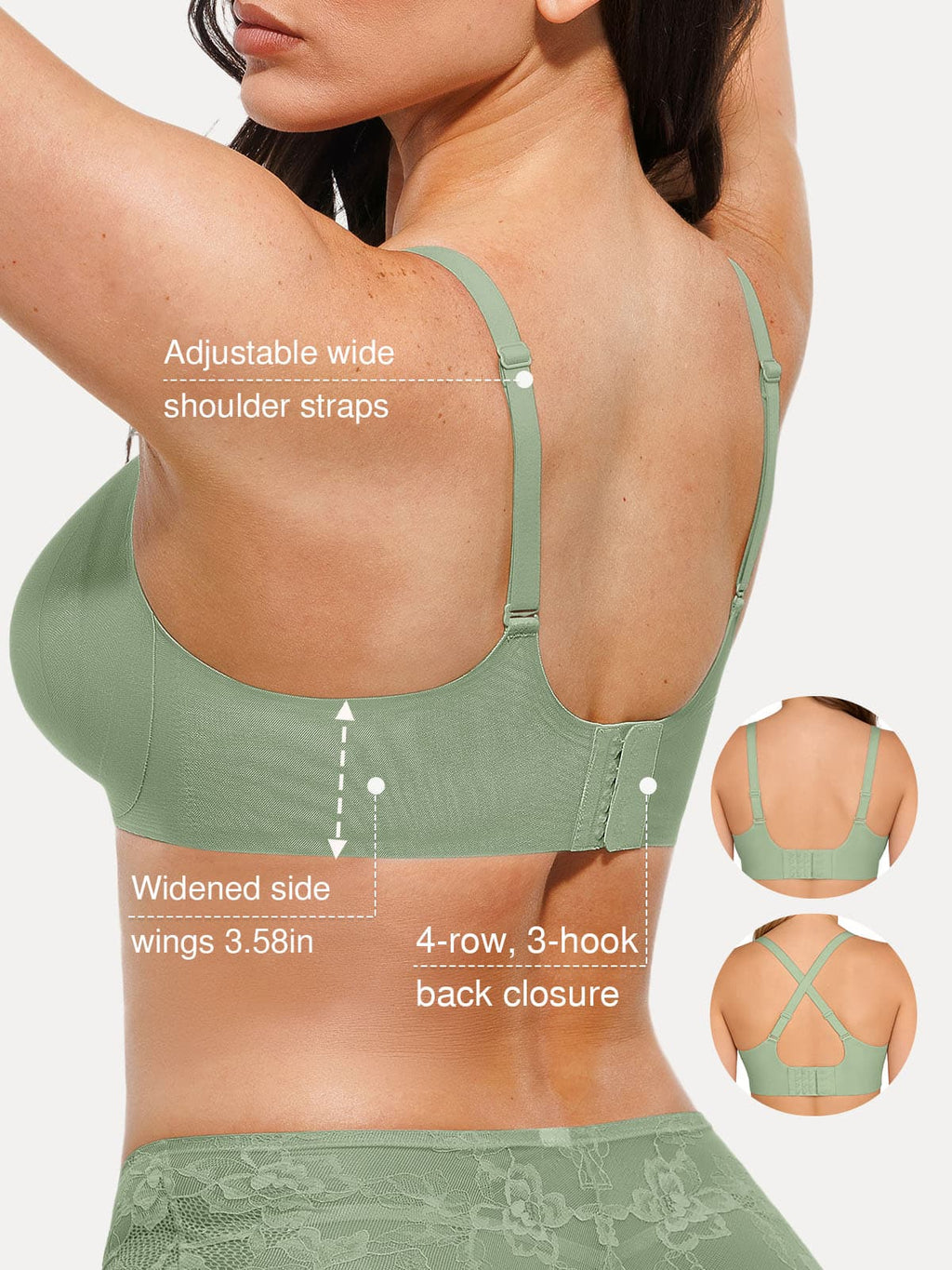 Popilush Seamless Airy Comfort Jelly Bra