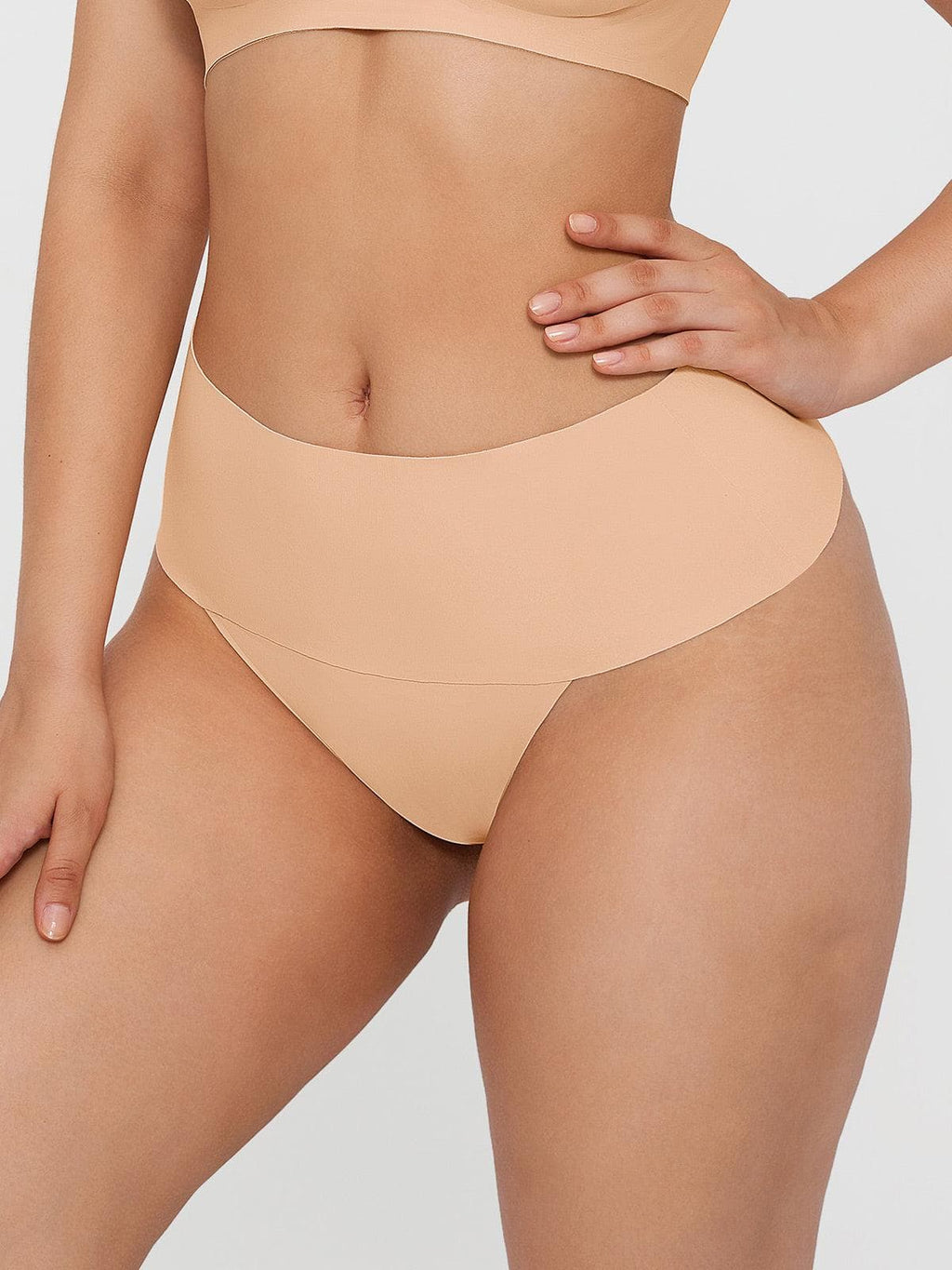 Popilush Seamless High-Waist Tummy Control Thong
