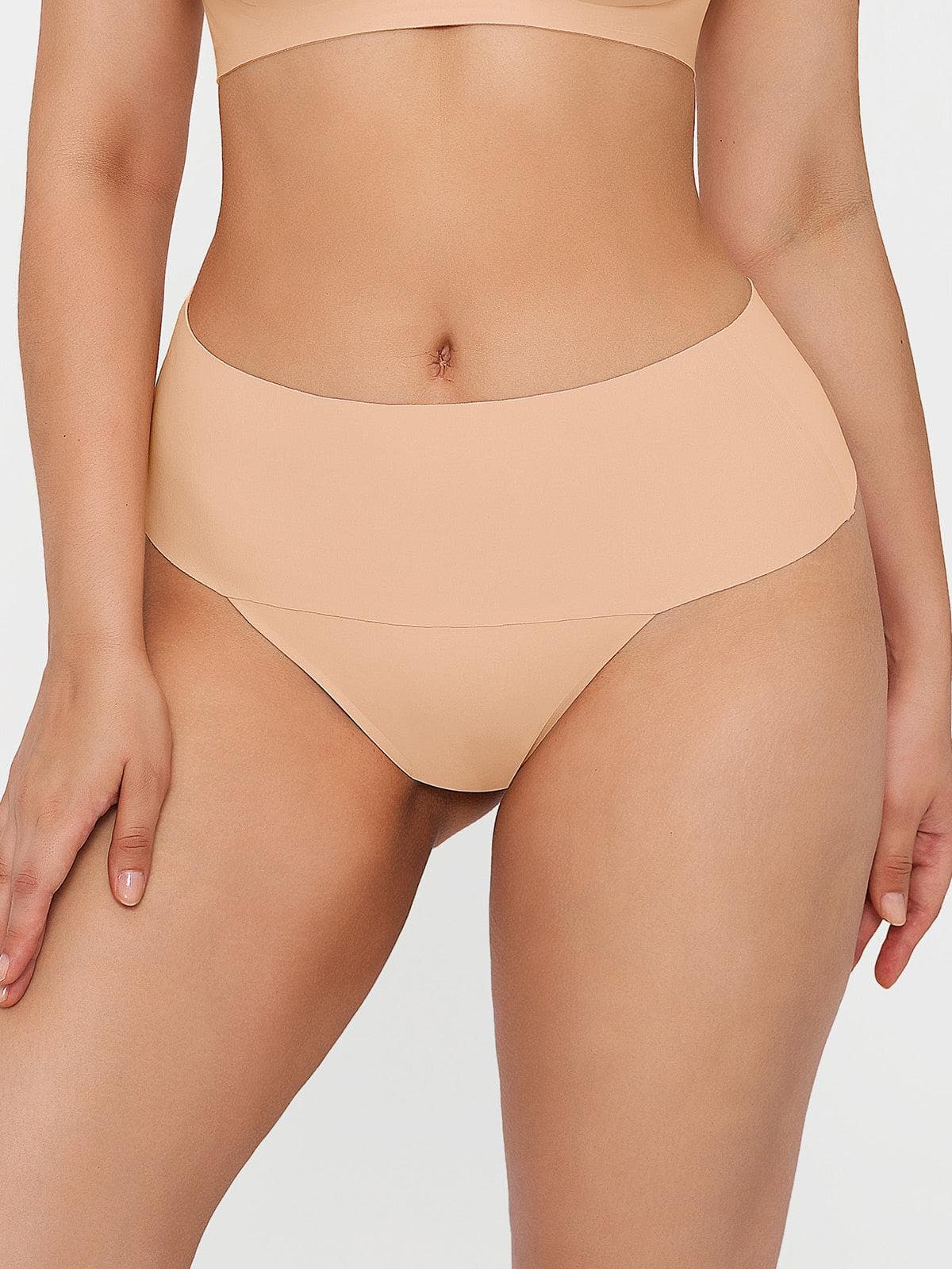 Popilush Seamless High-Waist Tummy Control Thong