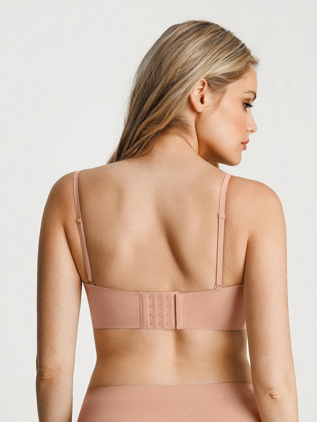 Popilush Seamless Non-Slip Push-Up Shaping Strapless Bra
