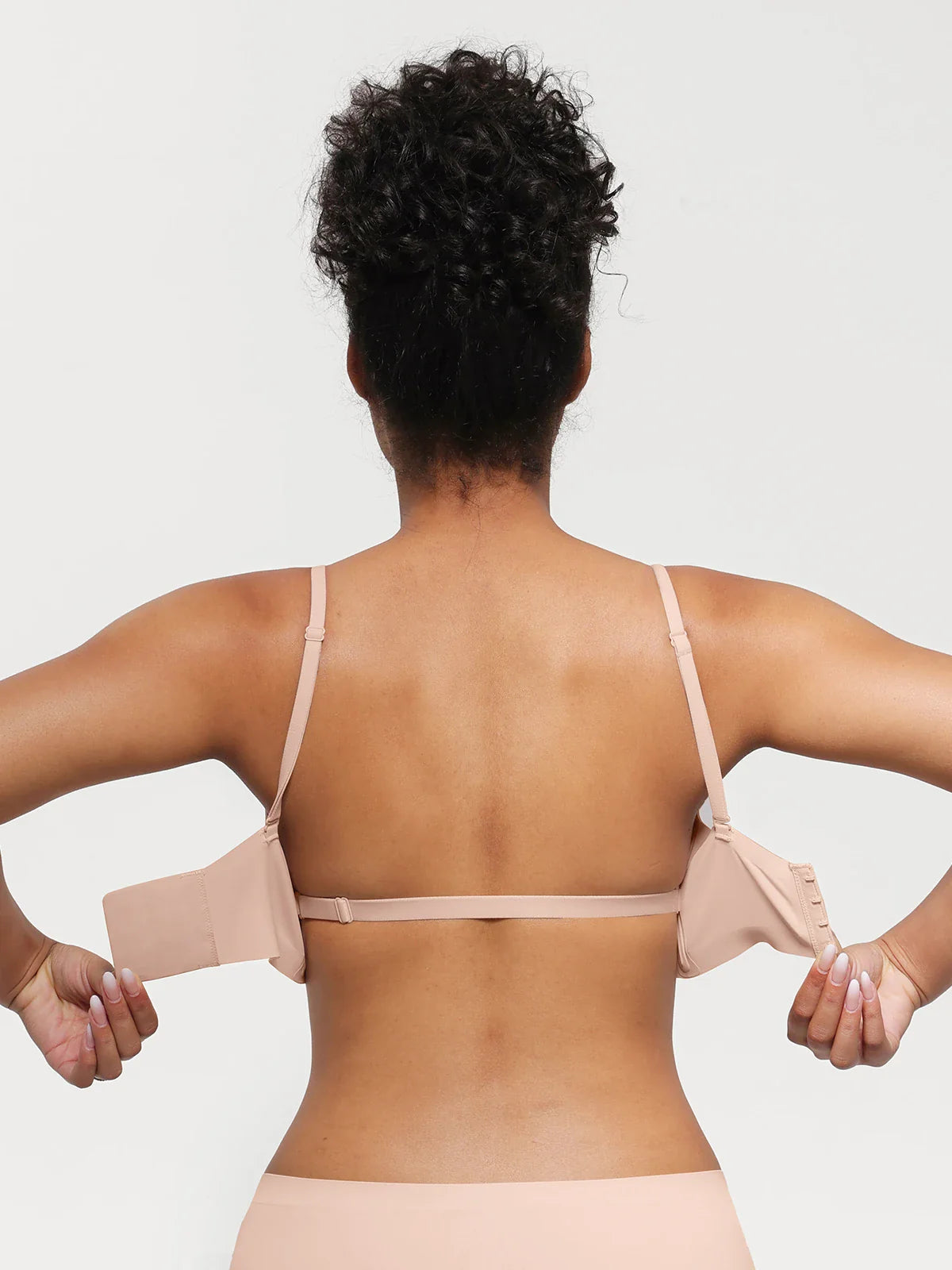 Popilush Seamless Non-Slip Push-Up Shaping Strapless Bra