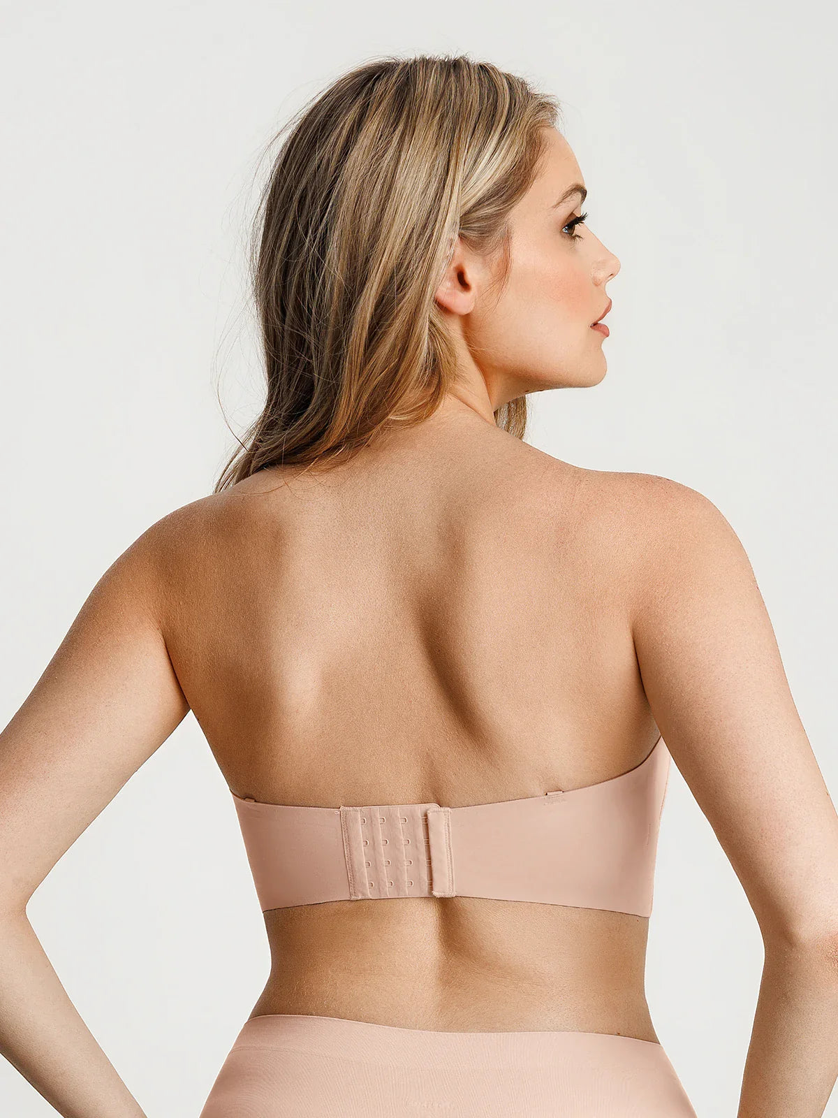 Popilush Seamless Non-Slip Push-Up Shaping Strapless Bra