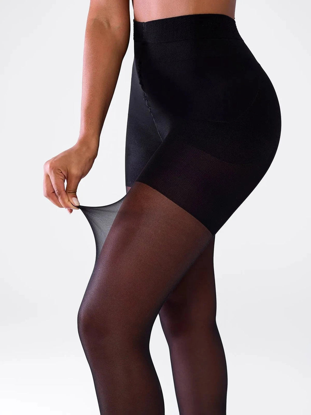 Popilush Sheer Control Top Shaping Tights SpadezStore