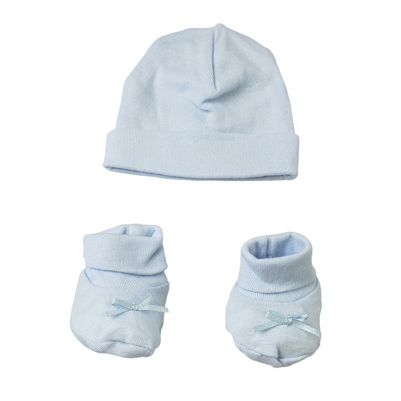 Bambini Preemie Baby Cap & Booties Set SpadezStore