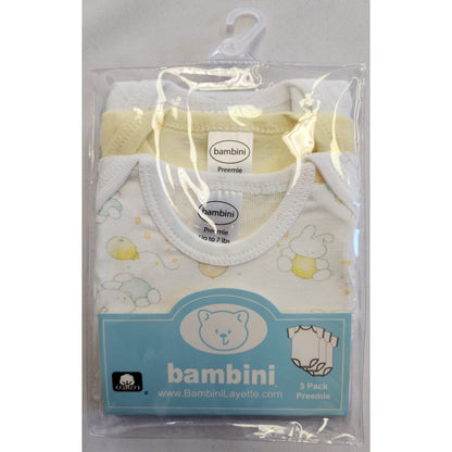 Bambini Preemie Girls Printed Short Sleeve Variety Pack SpadezStore