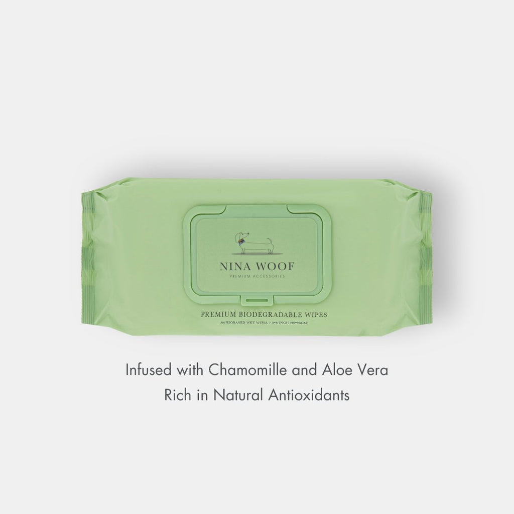 Nina Woof Premium Wipes - Biodegradable and Plant-Based SpadezStore