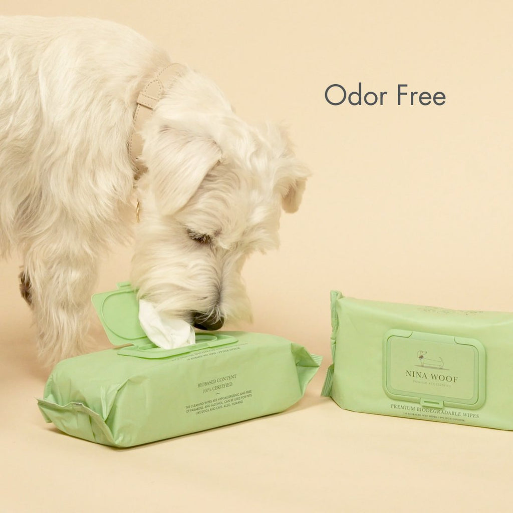 Nina Woof Premium Wipes - Biodegradable and Plant-Based SpadezStore