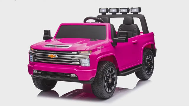 Freddo 24V 4x4 Chevrolet Silverado 2 Seater Ride on Truck