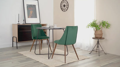 Homy Casa Mid-Century Modern Velvet Dining Chair