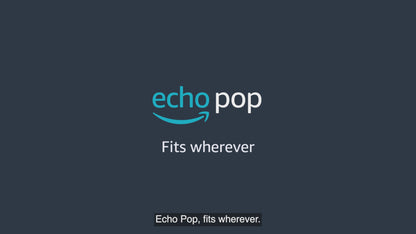 Amazon Echo Pop | Full sound compact smart speaker with Alexa