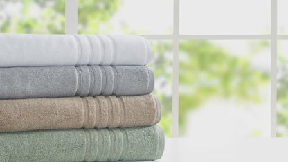 Clean Spaces Nurture Sustainable Antimicrobial Bath Towel 6 Piece Set