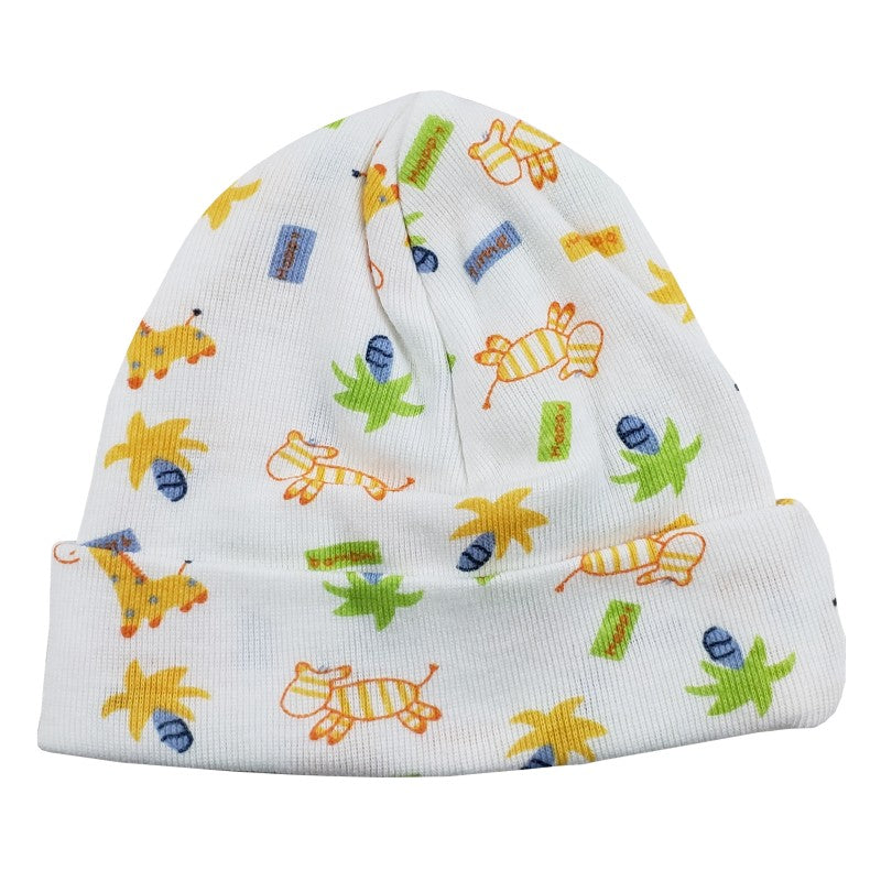 Bambini Printed Rib Knit Beanie SpadezStore