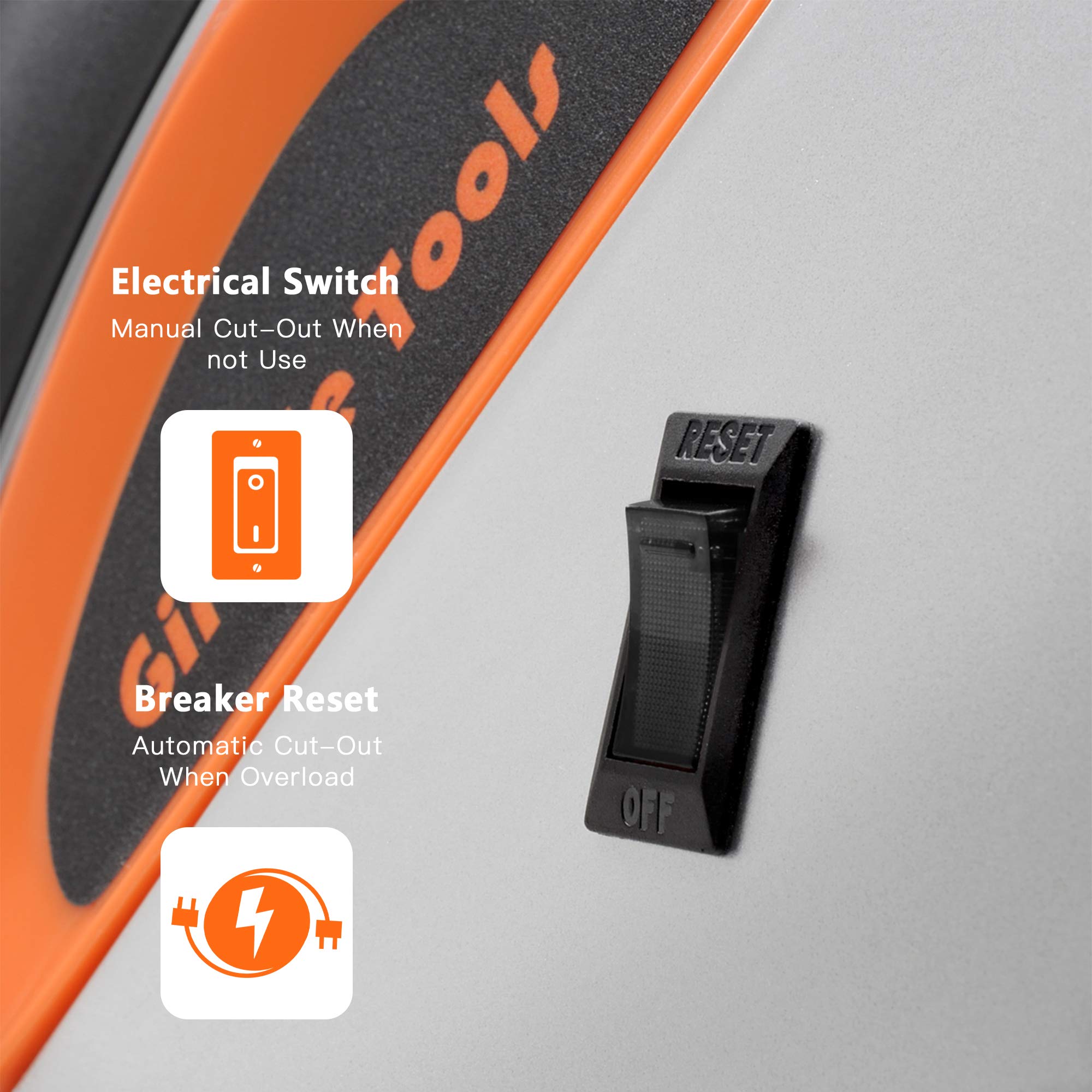 Retractable Extension Cord Reel-12/14/16 AWG SpadezStore