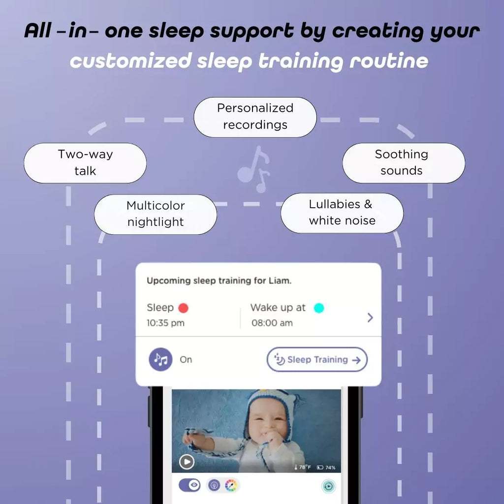 Hubble Connected GoBaby AI Portable Pro