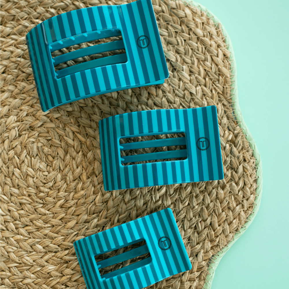 TELETIES Splash Zone Medium Flat Rectangle Hair Clip