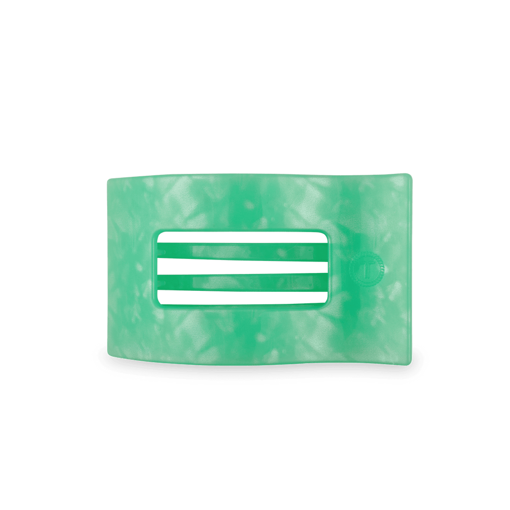 TELETIES Spring Splash Medium Flat Rectangle Hair Clip