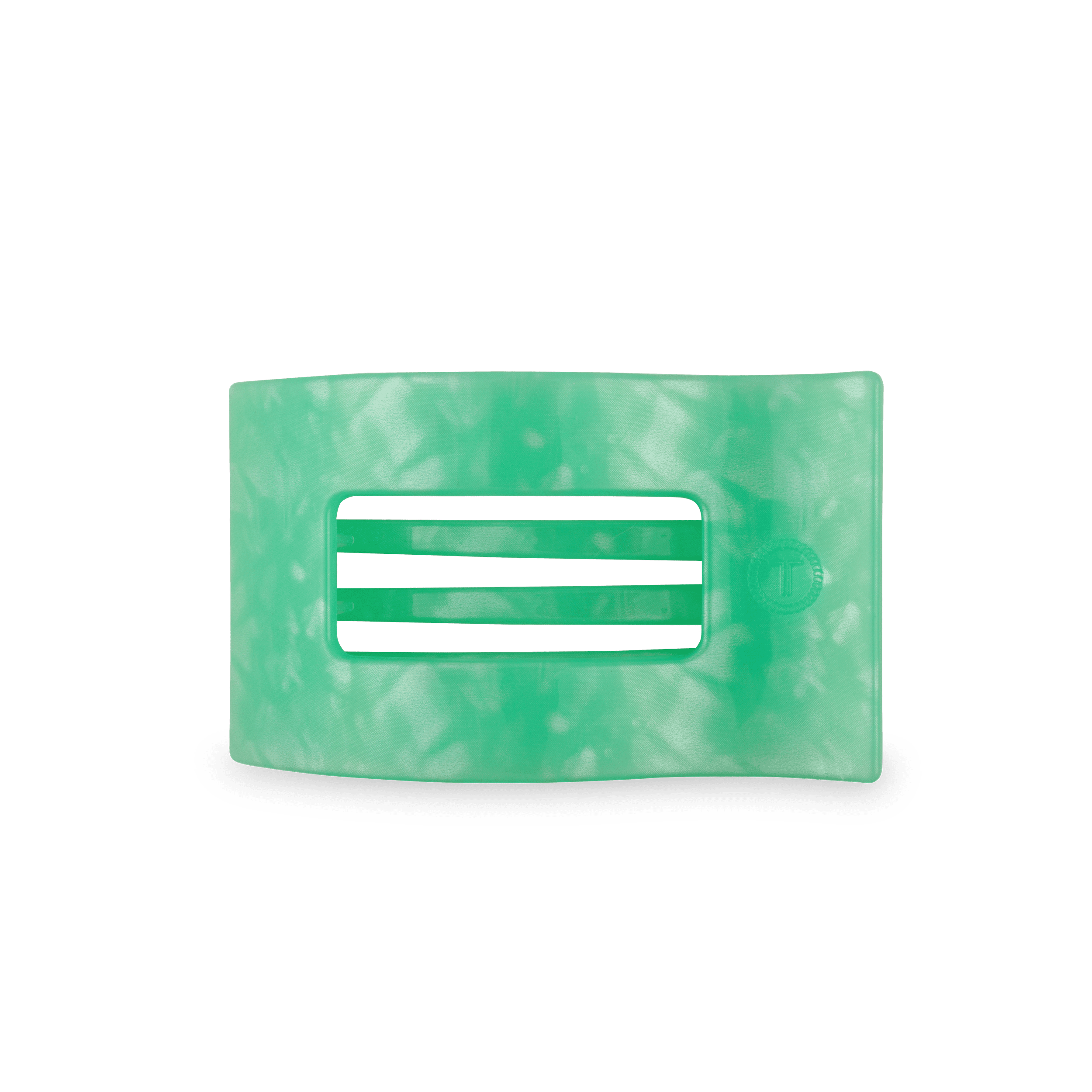 TELETIES Spring Splash Medium Flat Rectangle Hair Clip