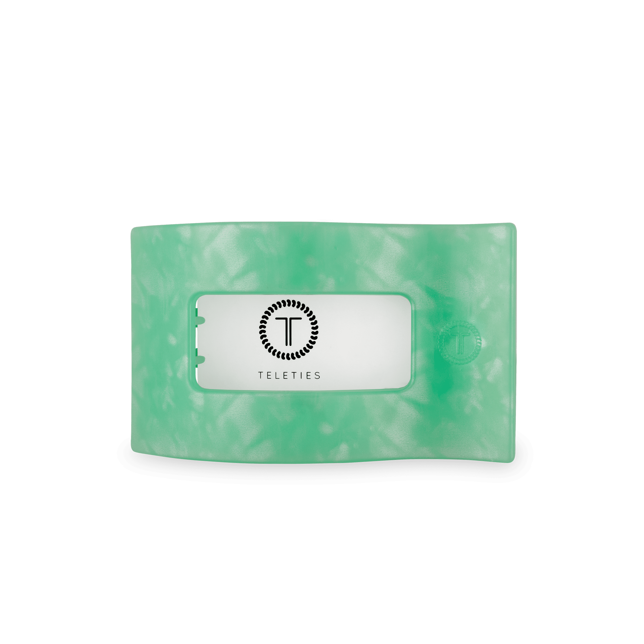 TELETIES Spring Splash Medium Flat Rectangle Hair Clip