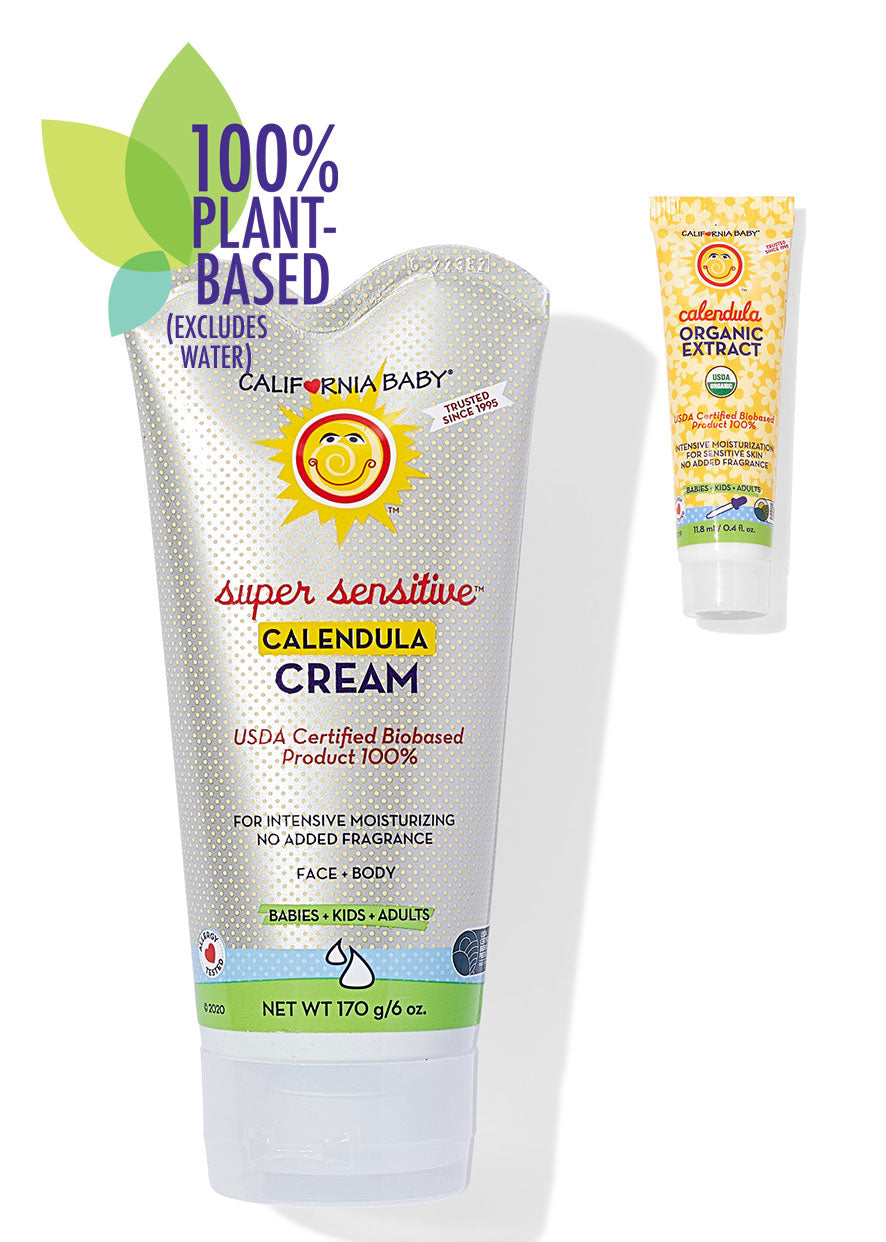 California Baby Calendula Bundle™ Unscented Cream + Extract