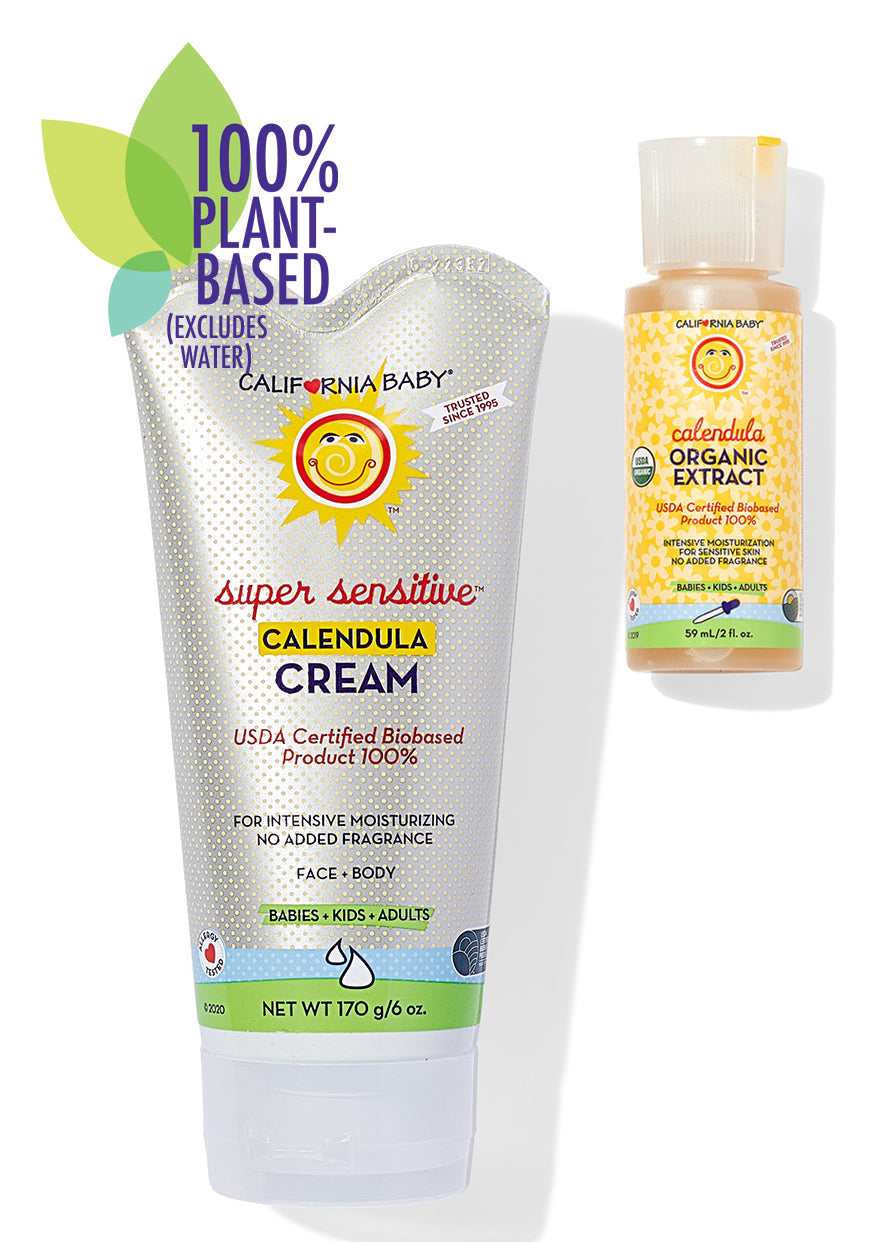 California Baby Calendula Bundle™ Unscented Cream + Extract