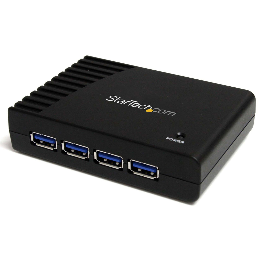 Startech 4 Port Black SuperSpeed USB 3.0 Hub - 5Gbps SpadezStore
