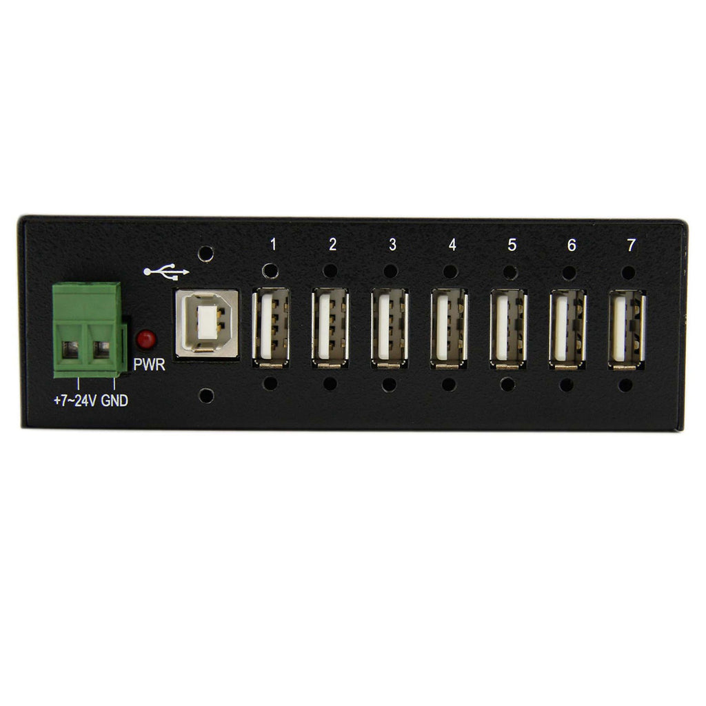 StarTech Mountable Rugged Industrial 7 Port USB 2.0 Hub SpadezStore