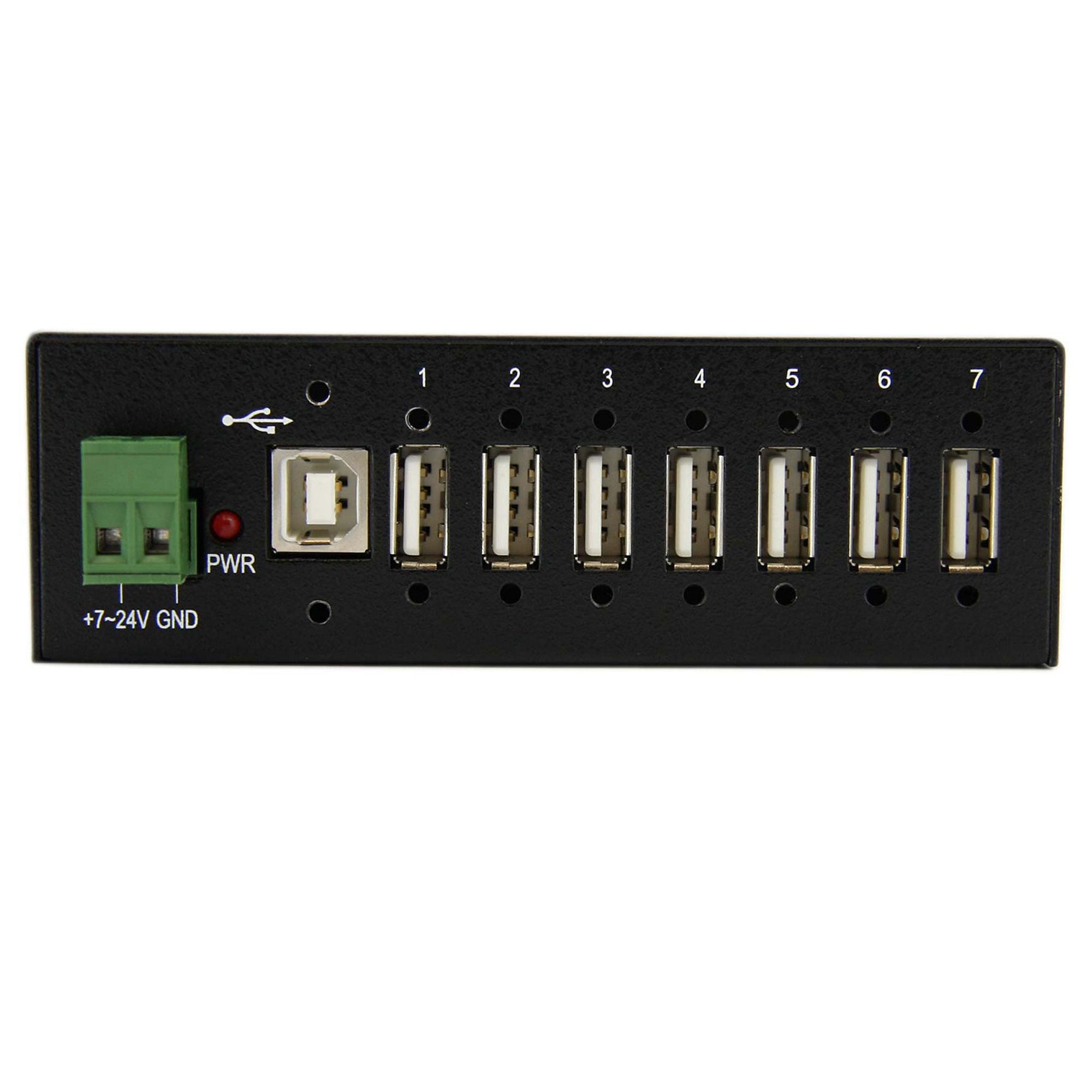 StarTech Mountable Rugged Industrial 7 Port USB 2.0 Hub SpadezStore