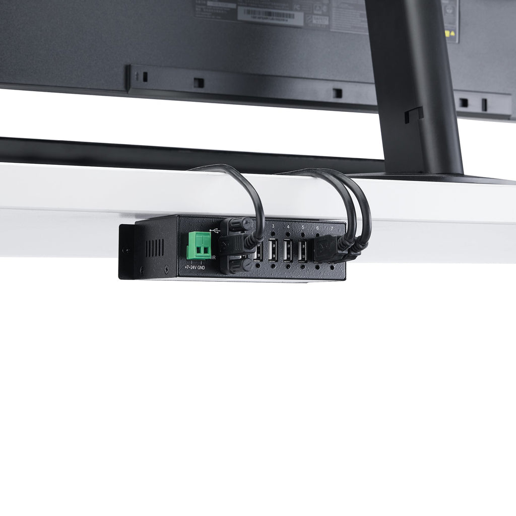 StarTech Mountable Rugged Industrial 7 Port USB 2.0 Hub SpadezStore