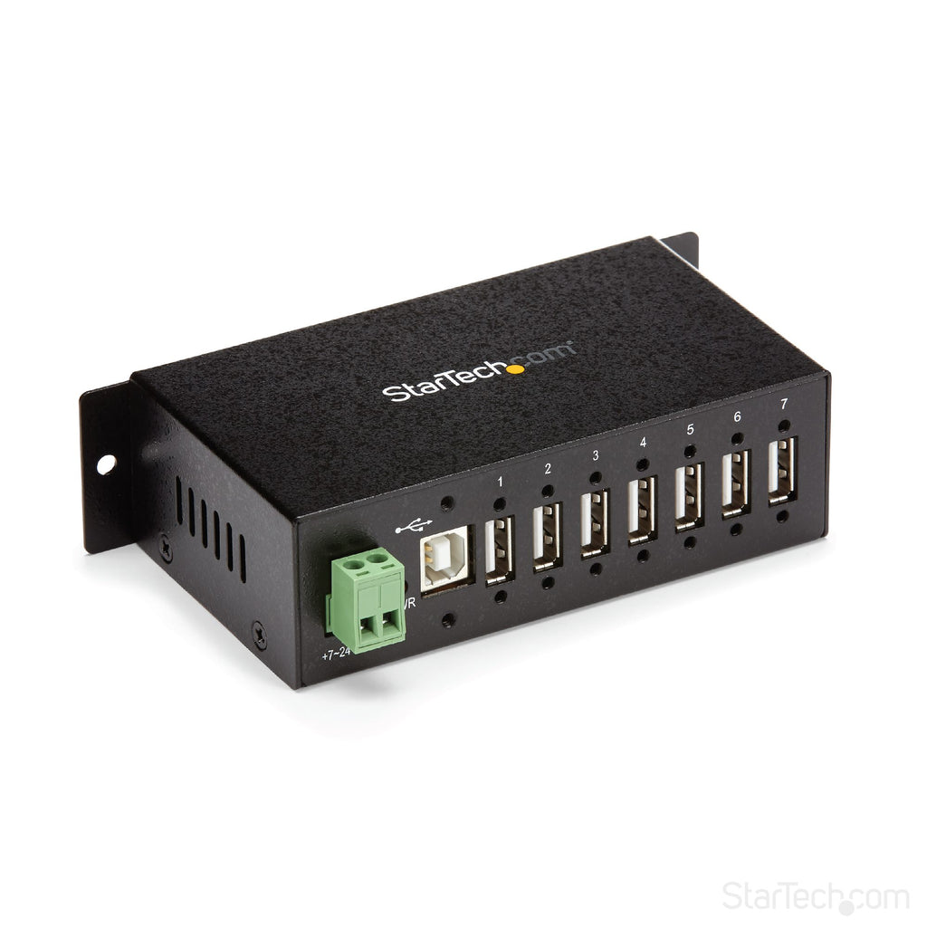 StarTech Mountable Rugged Industrial 7 Port USB 2.0 Hub SpadezStore