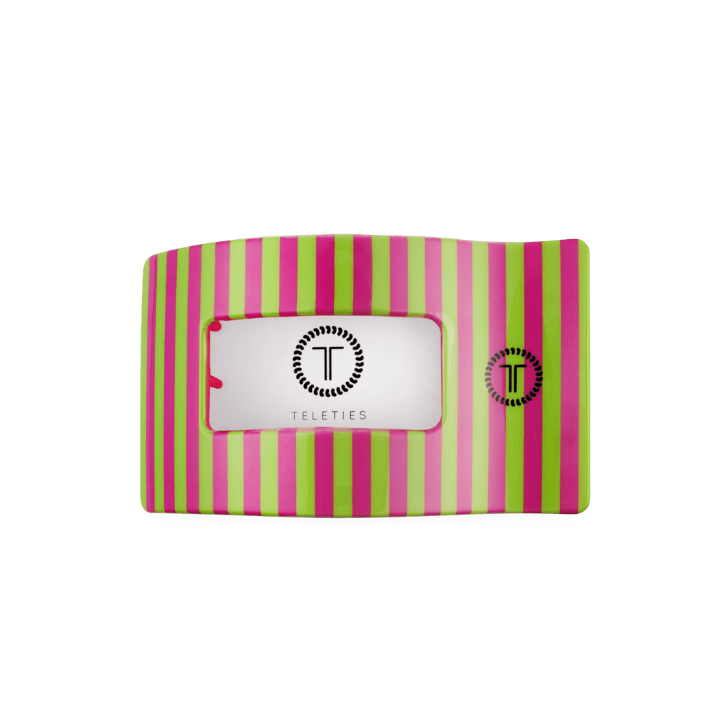 TELETIES Summer Crush Medium Flat Rectangle Hair Clip